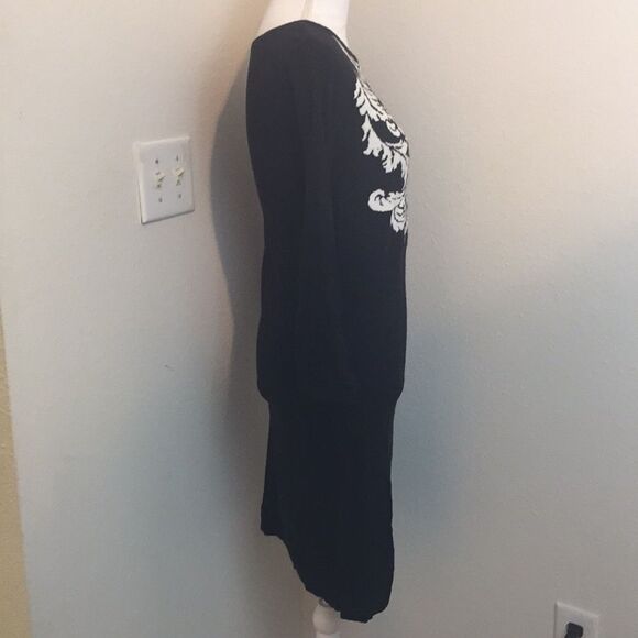 New York & Co Black Sweater Dress - Picture 3 of 5